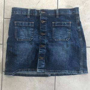 Gap jean skirt